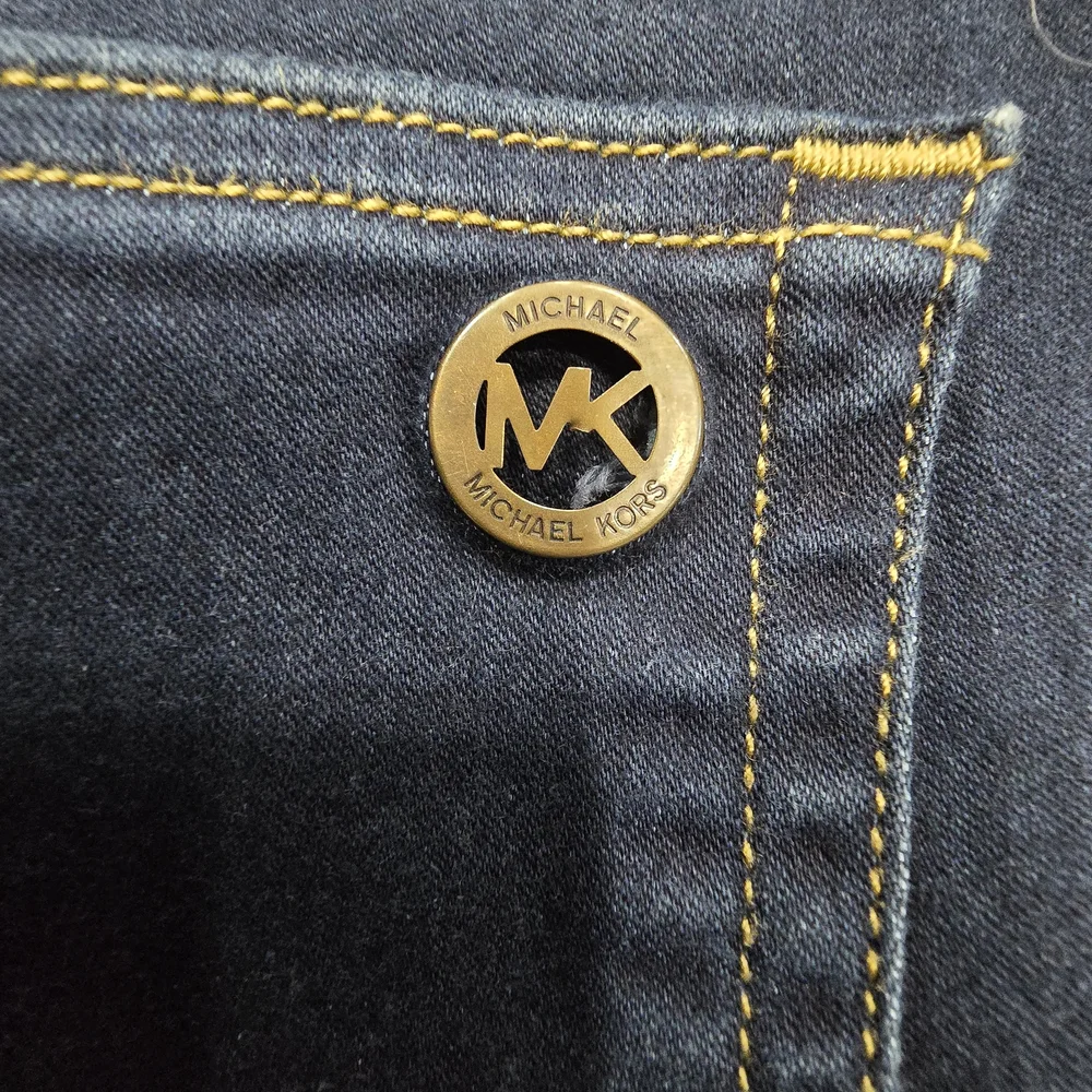 Michael Kors Dark Blue‎ Stretch Skinny Jeans Denim Zip size 10